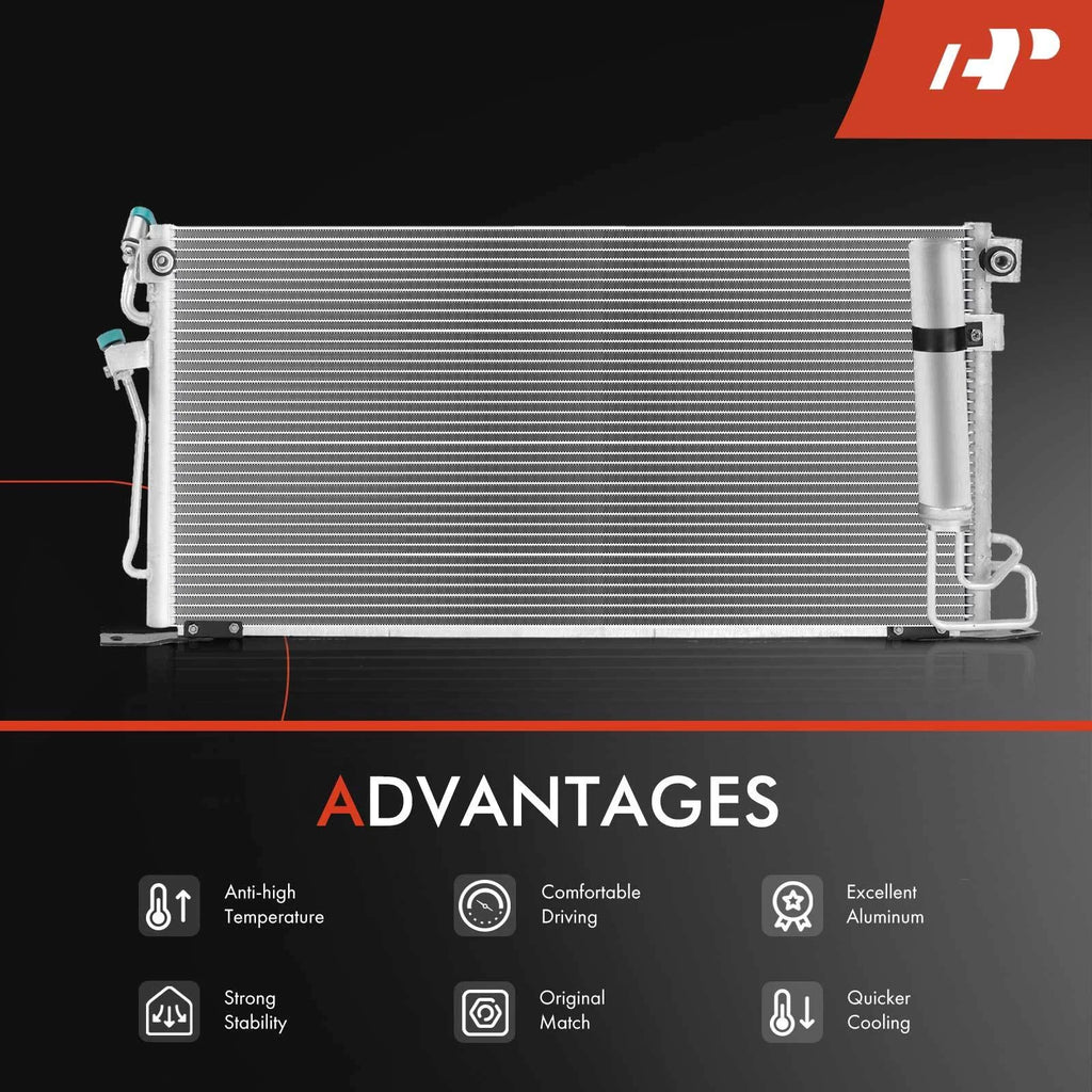 A/C Condenser Parallel Flow with Receiver Drier for Mitsubishi Lancer