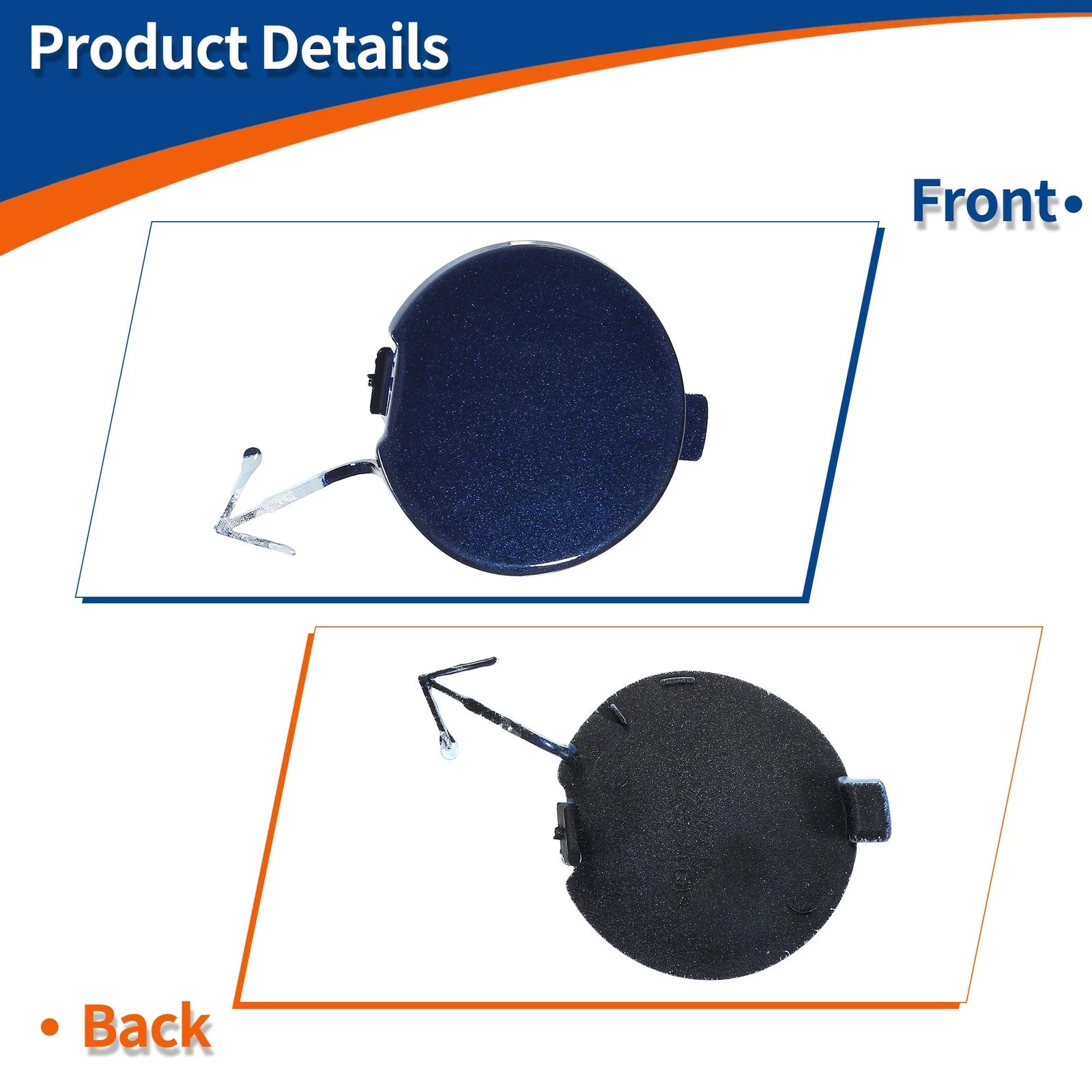 Tow Hook Cover for Mazda 6 (2008–2012) No.GS1D50A11 Blue