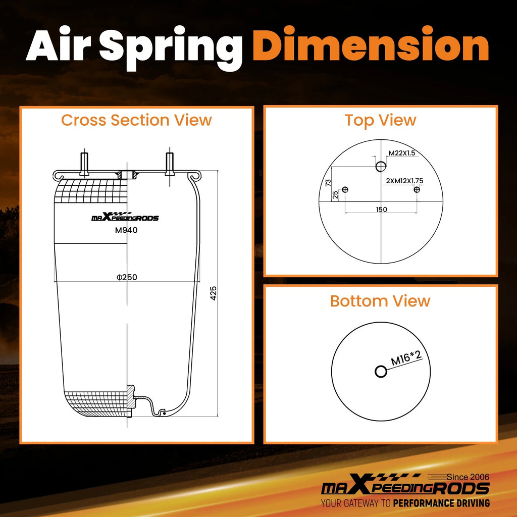 Air Suspension Spring Bag for Firestone ContiTech 940 MB