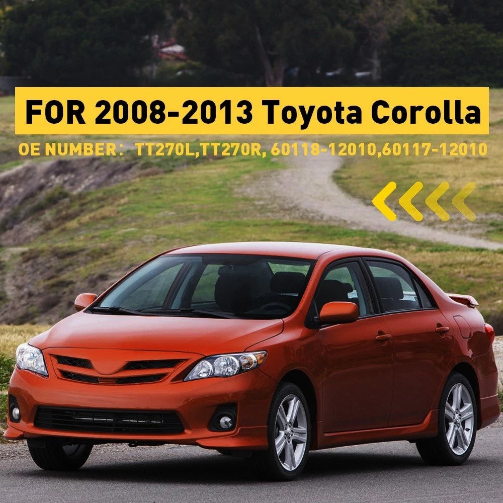 Side View Mirror Fender Corner Cover Trim for Toyota Corolla (2008–2013)