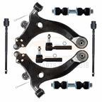 Set of 8 Control Arms Tie Rods Sway Bars for Buick Century (1997–2005)