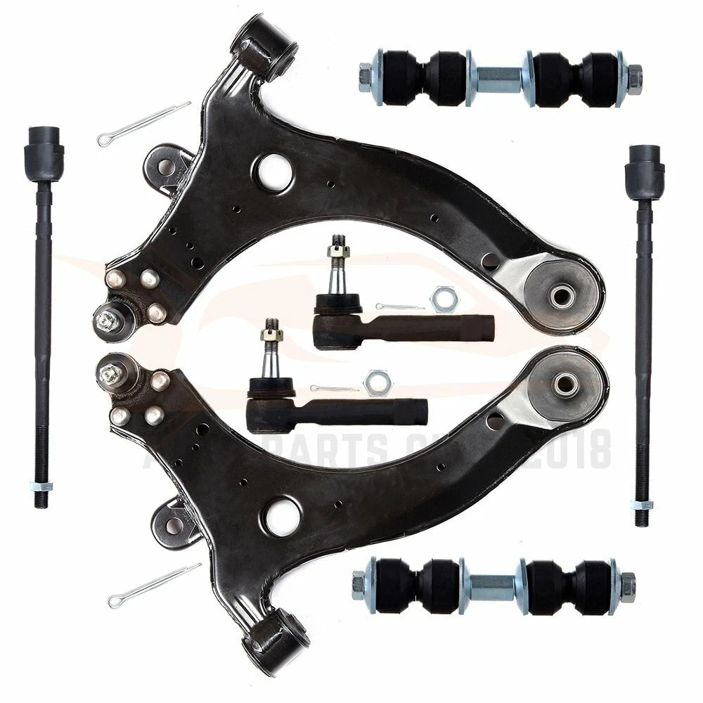 Set of 8 Control Arms Tie Rods Sway Bars for Buick Century (1997–2005)