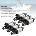 Set of 6 Fuel Injectors for Mercury Outboard 150-300 HP (1998–2005)