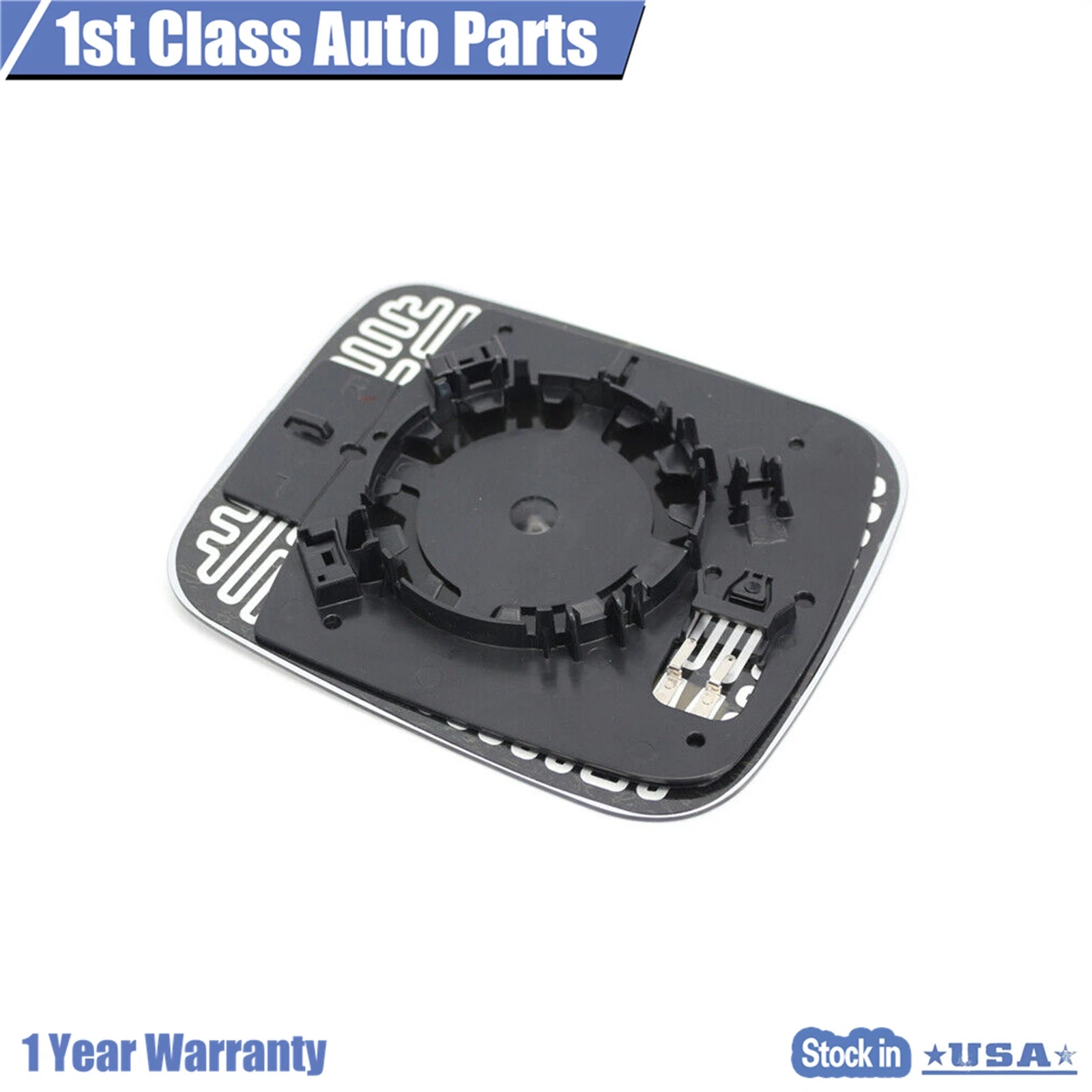 Rear View Mirror Glass with Backplate for Jeep Renegade (2015-2020)