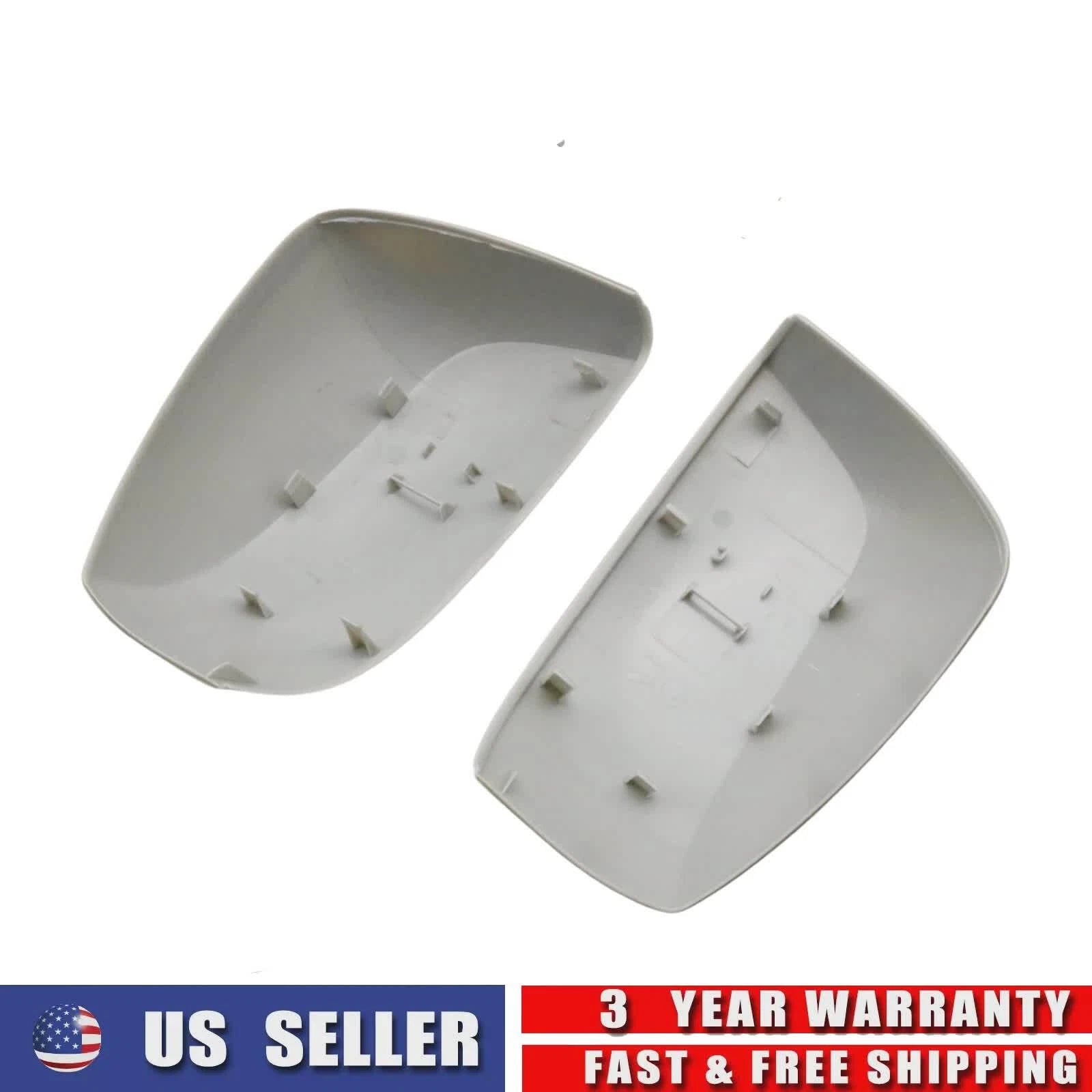 1 Pair Gray Mirror Upper Cover Cap for Subaru Forester (2014–2018) & Impreza (2012–2014)