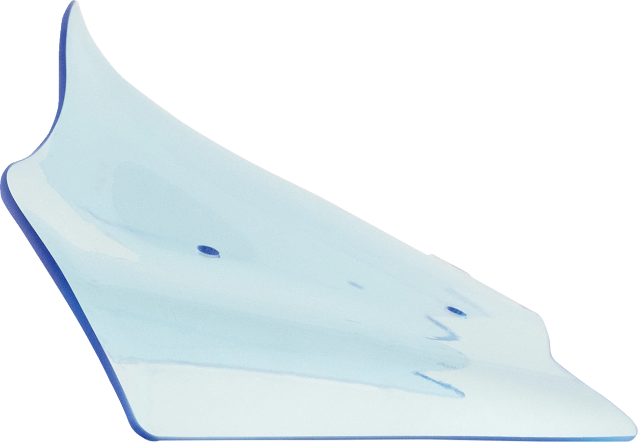 Klock Werks Kolor Flare Windshield 8" Blue Ice for FLHX (2014–2023) KWW-01-0727