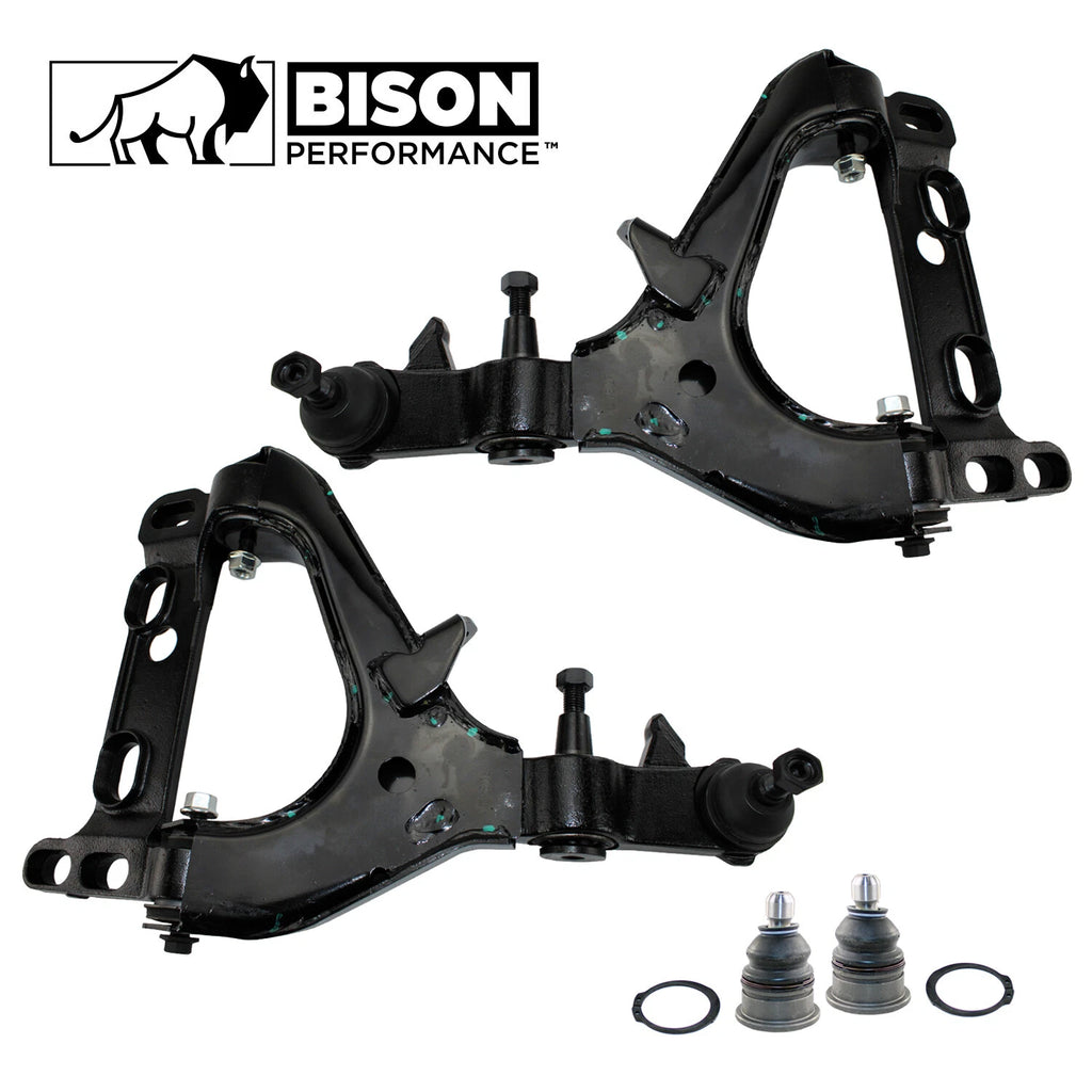 Set of 4 Front Lower Control Arms with Ball Joints for Chevy GMC