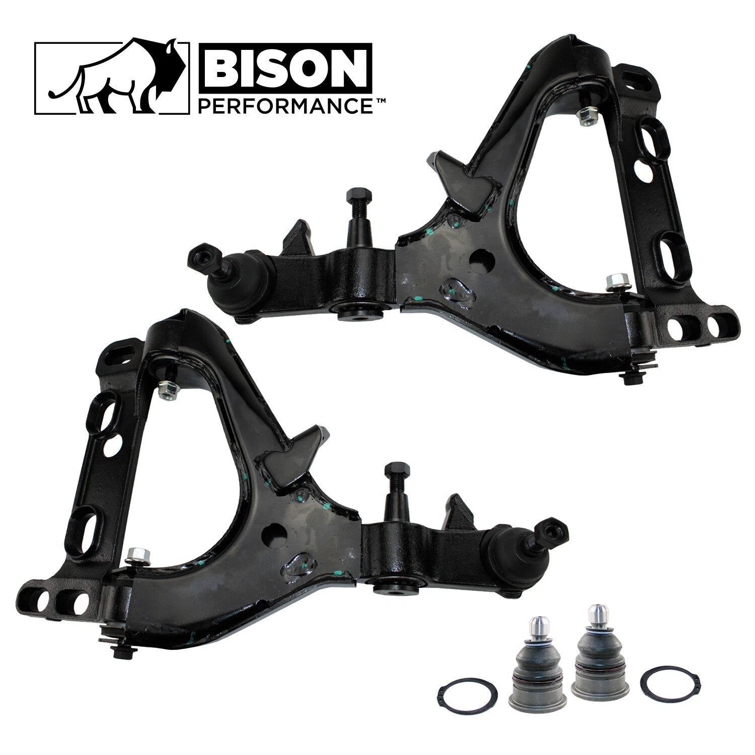 Set of 4 Front Lower Control Arms with Ball Joints for Chevy GMC