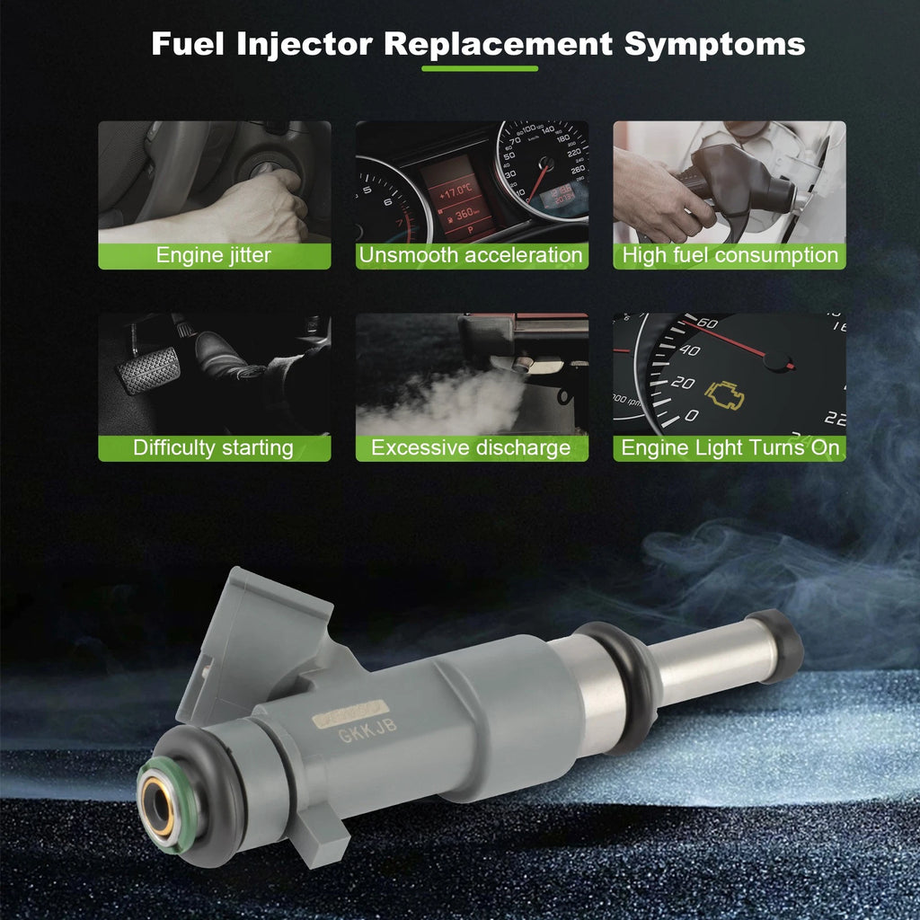 Set of 4 Fuel Injectors for Nissan Frontier (2005–2020) 2.5L