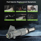 Set of 4 Fuel Injectors for Nissan Frontier (2005–2020) 2.5L