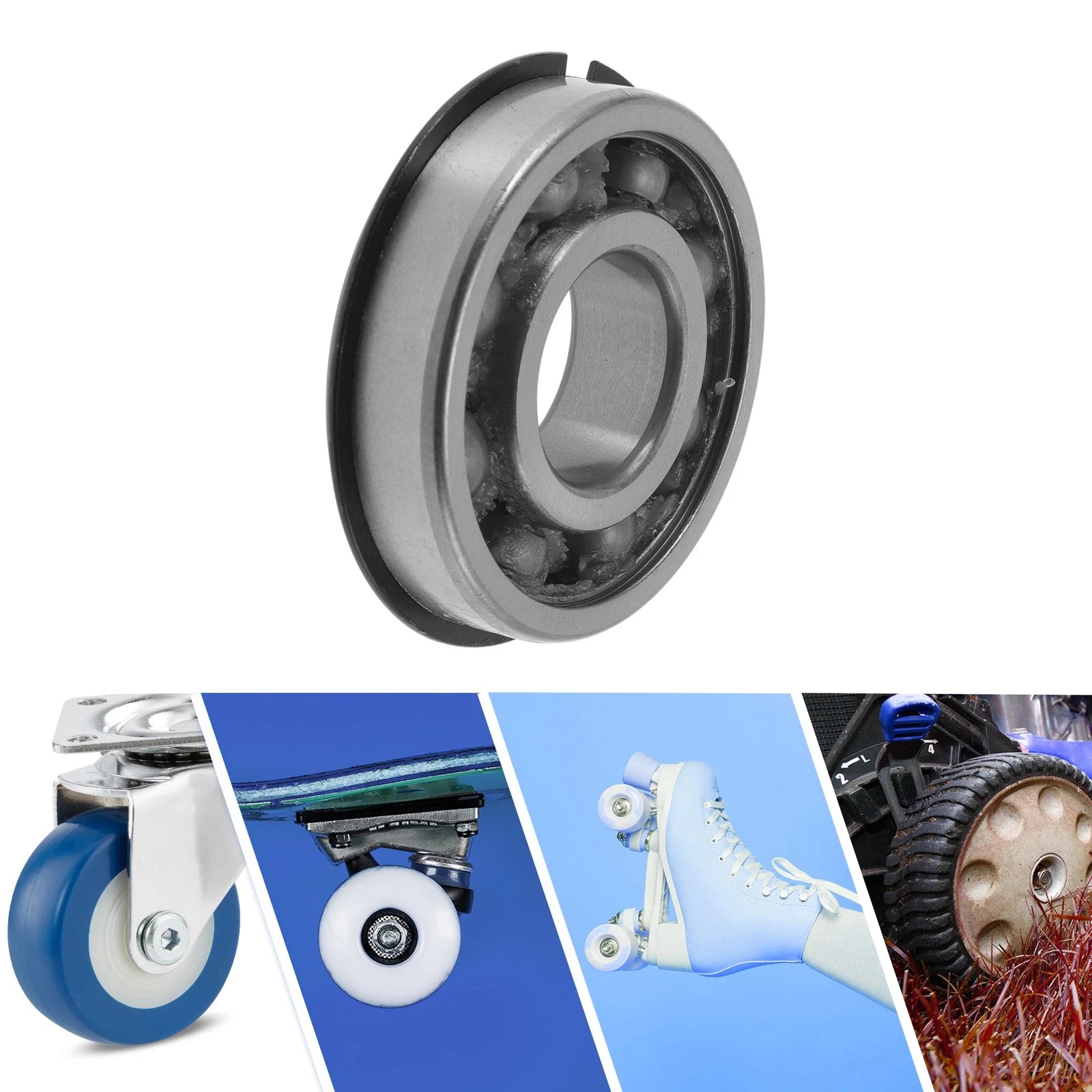 Deep Groove Ball Bearing 28x68x18mm for Scooter Skateboard (1Pc)