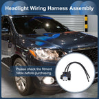 Headlight Wiring Harness Assembly for Ford Mustang (2015–2017) Fog Lights