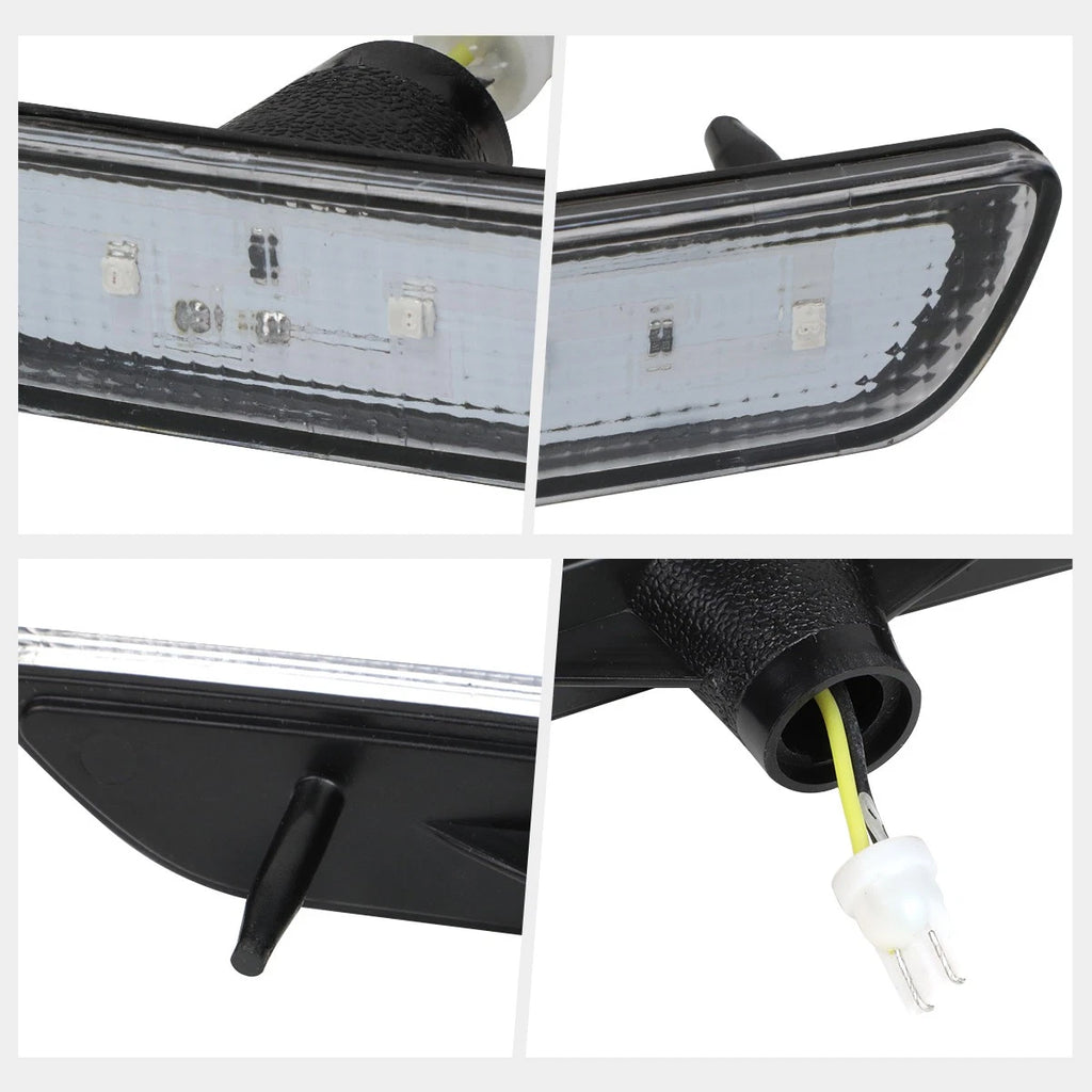 Full LED Clear Lens Bumper Fog Lights for Chevy Silverado 1500 (2016–2019)