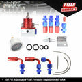 Adjustable Fuel Pressure Regulator Kit for Universal Vehicles (0-100psi)