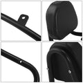 Black Sissy Bar Backrest Pad for Honda Fury VT1300CX (2010-2025)