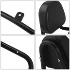 Black Sissy Bar Backrest Pad for Honda Fury VT1300CX (2010-2025)