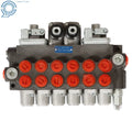 6 Spool Hydraulic Backhoe Directional Control Valve with Joysticks