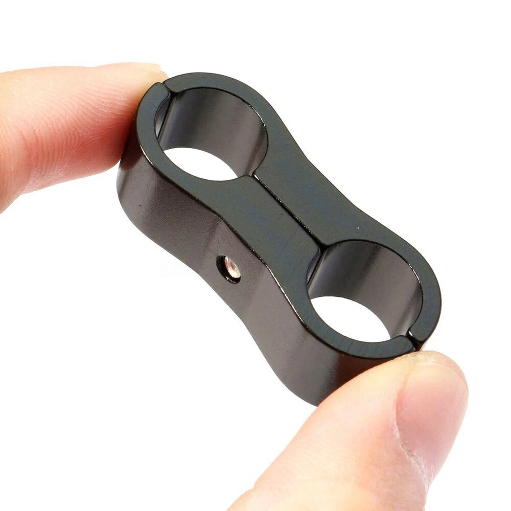 Hose Separator Clamp for 1/4 Oil Fuel Hose Line for Universal (-)