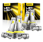 Set of 4 AUXITO 9005 H11 LED Headlight Bulbs for Various Vehicles
