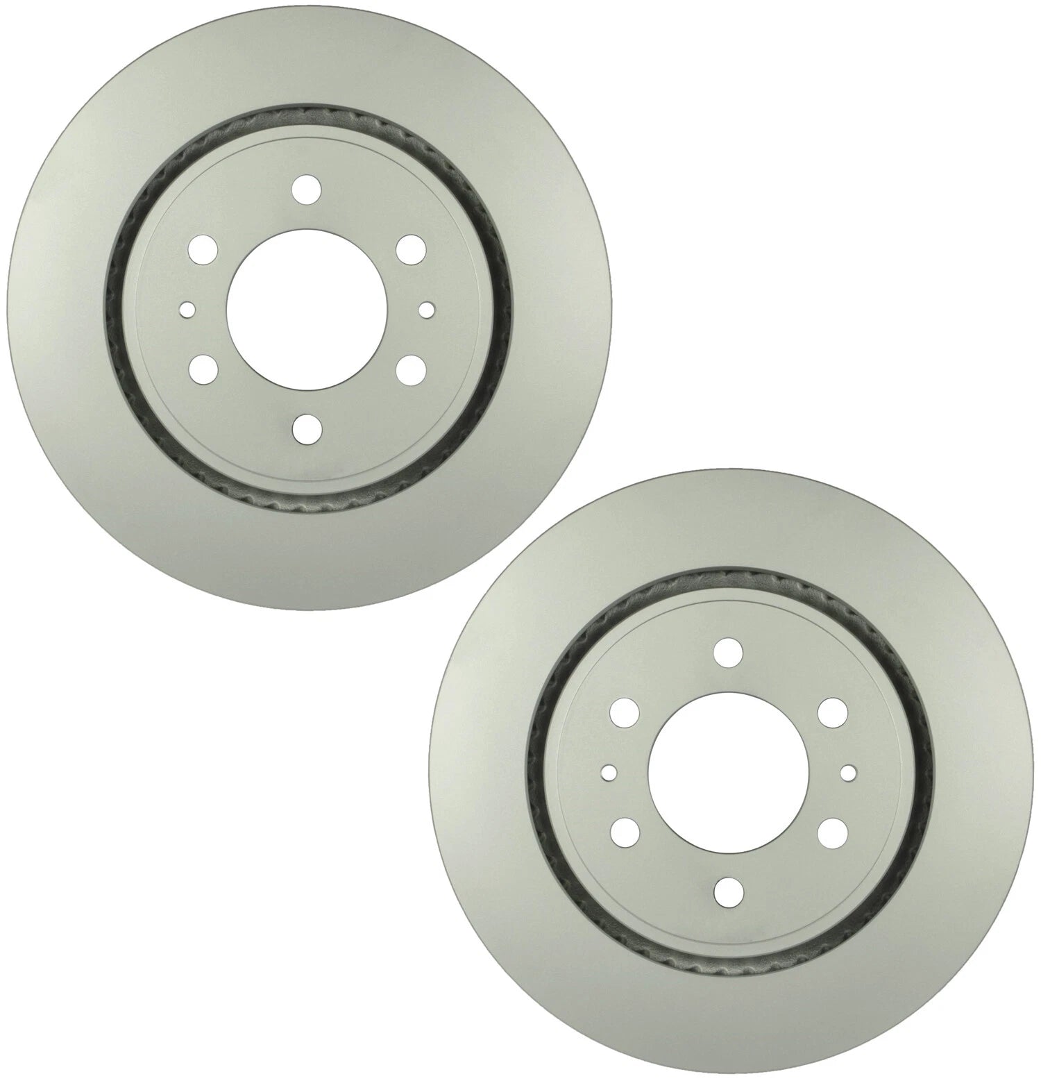 Set of 2 Bosch QuietCast Front Brake Disc Rotors for Expedition F150 Navigator