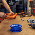 Aluminum Alloy Winch Rope with Soft Shackle & Recovery Ring for Winches