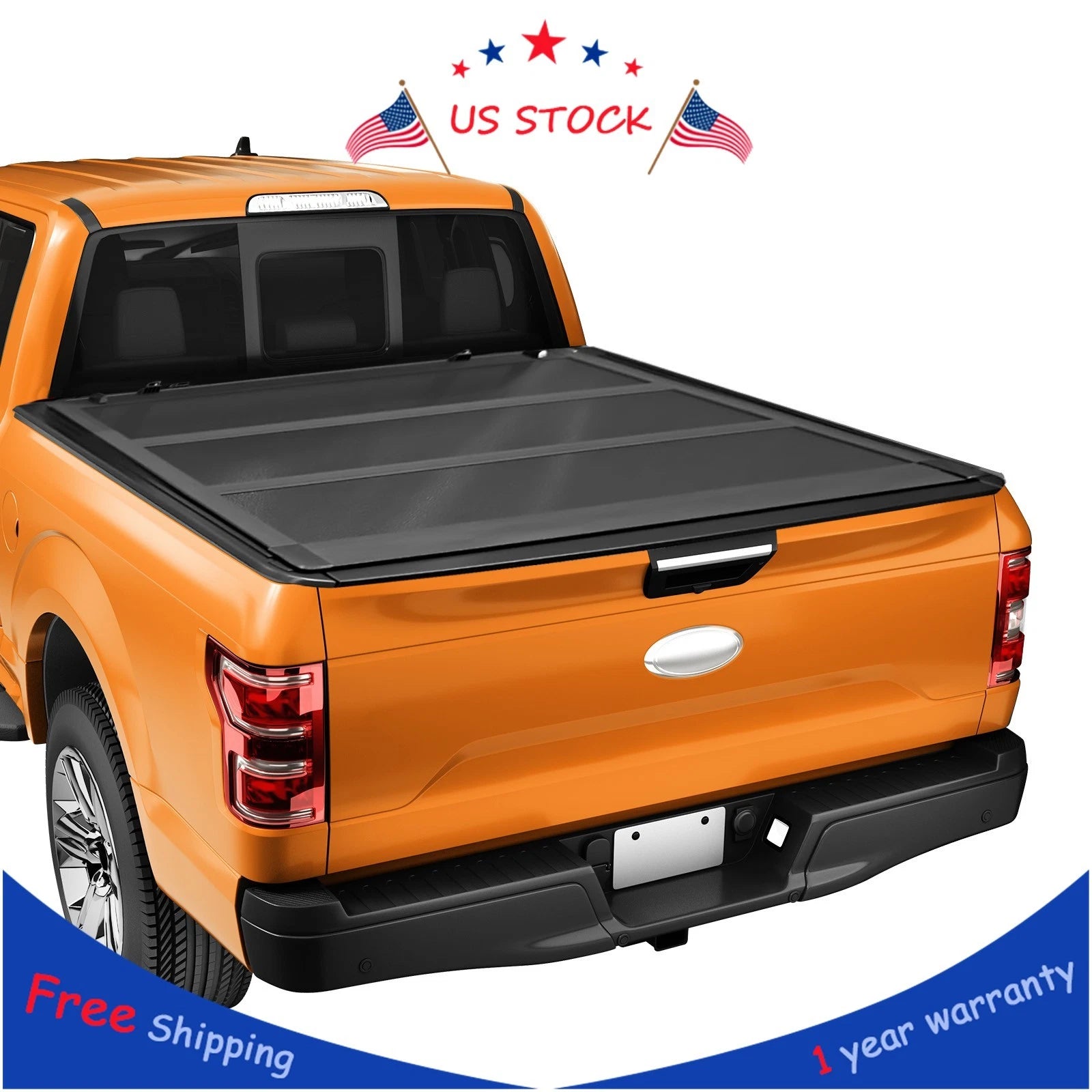 Low Profile Hard Tri-Fold Tonneau Cover for Ram 1500 (2019–2025) 5.7FT