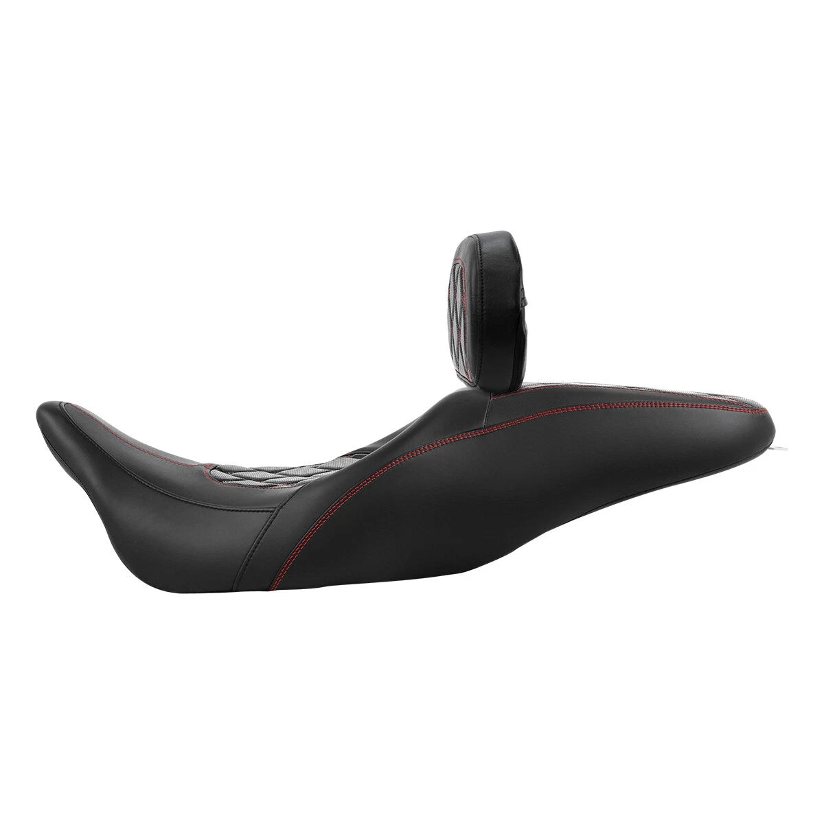 Backrest for Harley Street Glide (2009–2023) - Black Driver Passenger