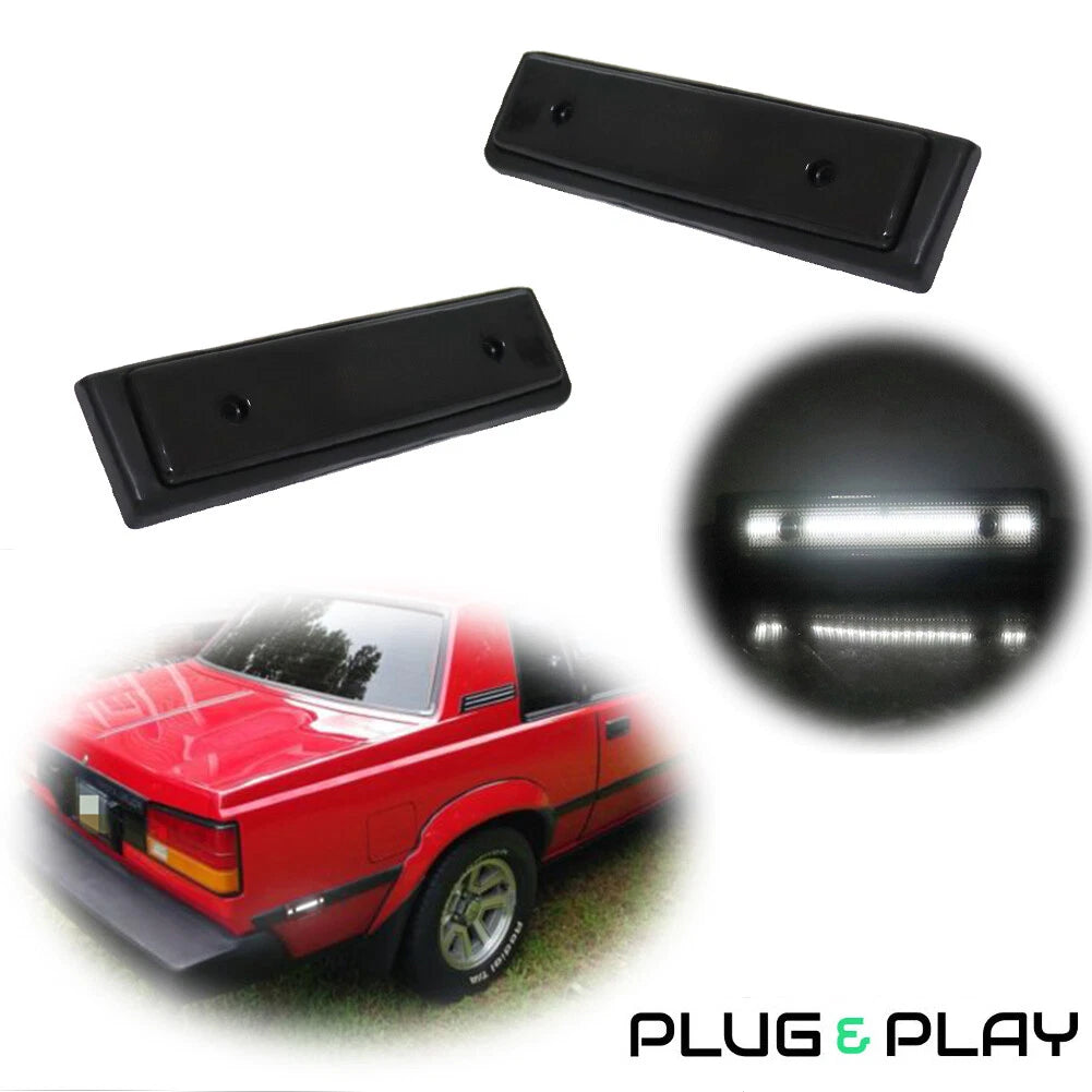 2X Smoked Lens Rear LED Fender Side Marker Lights for Toyota Celica (1986–1989)
