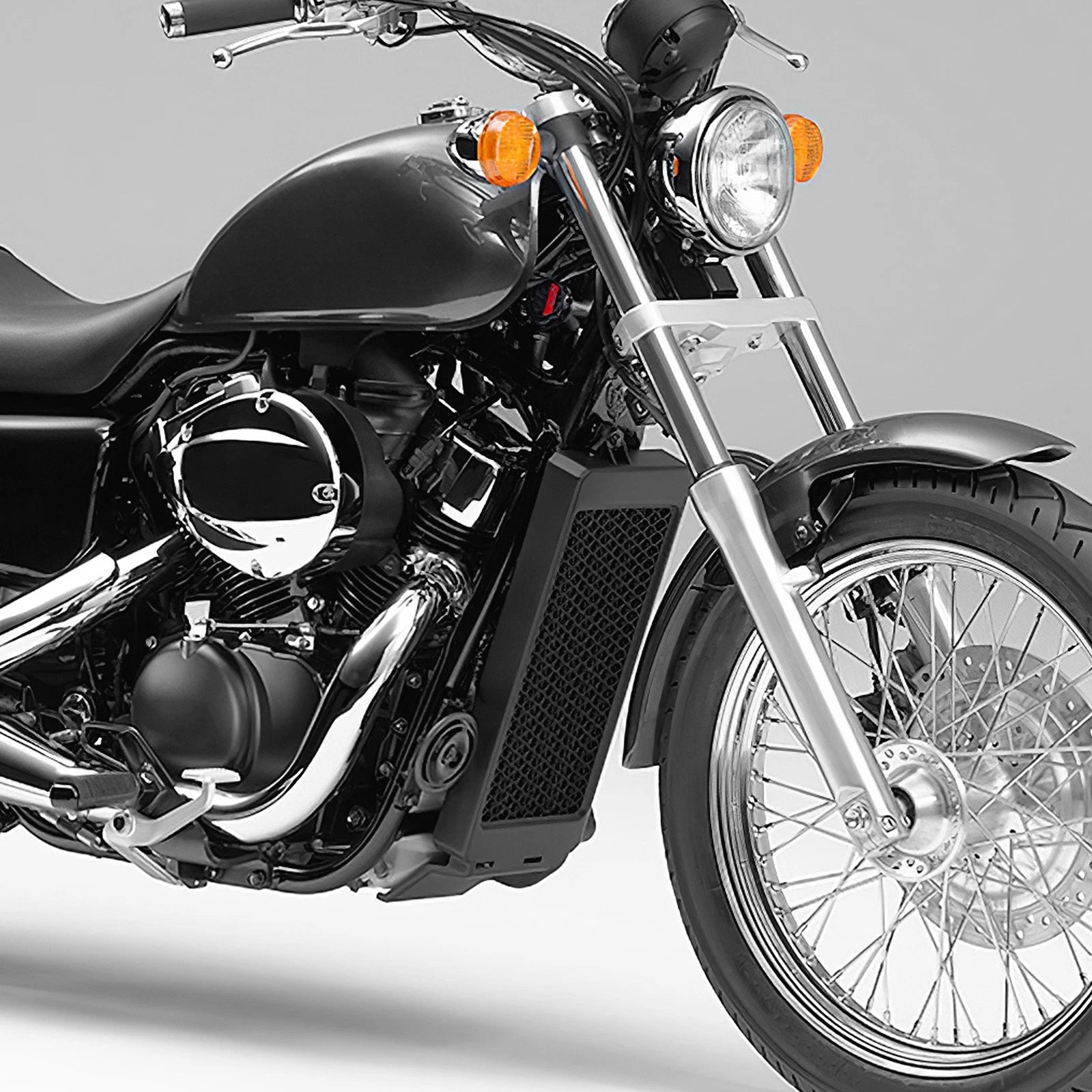 Radiator Cooler for Honda Shadow VT400 VT750 (2010–2014) Aluminum