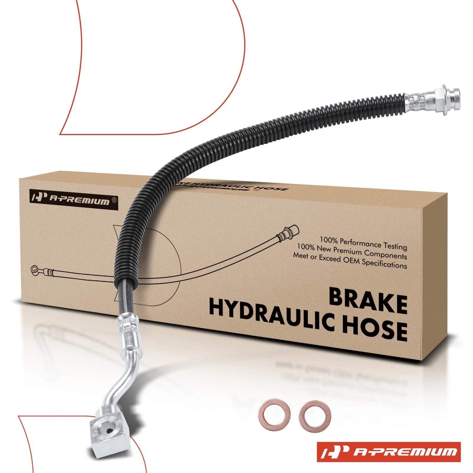 Rear Right Brake Hydraulic Hose for Chevrolet Silverado 1500 (2007–2013)