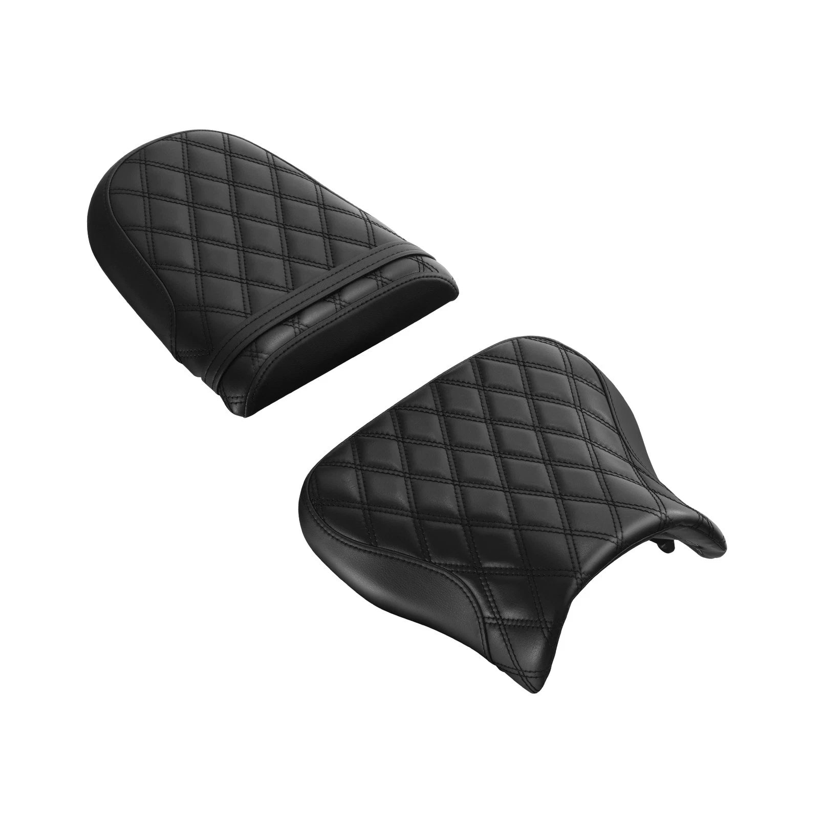 Black Driver & Passenger Seats for Suzuki GSXR1000 (2001–2002)
