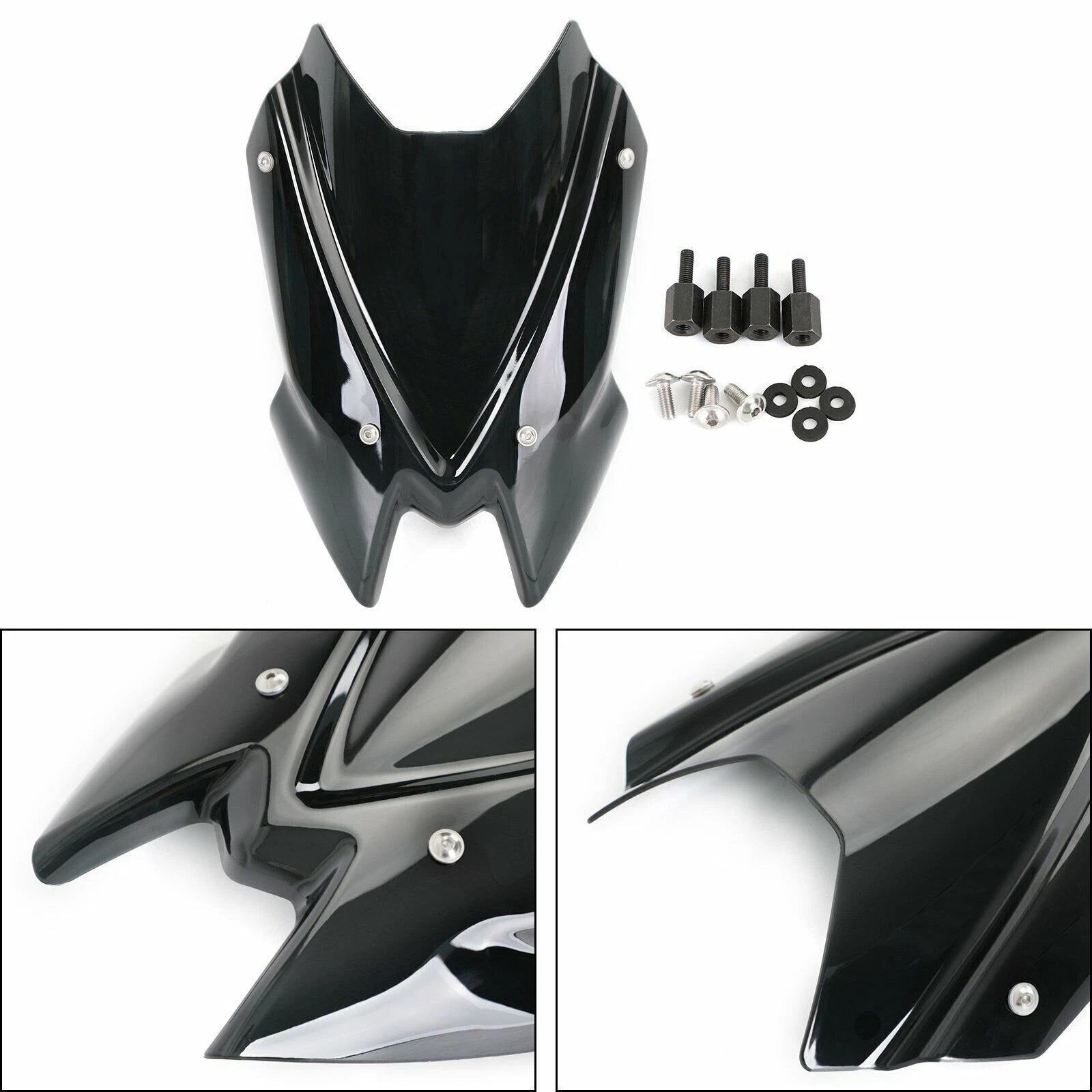 Windshield Protector for Kawasaki Z900 (2020) Black T9