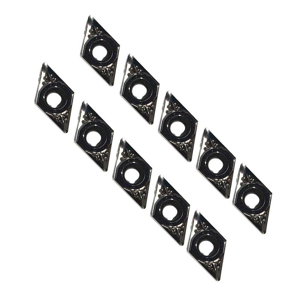 10pcs DCGT070202AK N01 Carbide Lathe Insert for Aluminium Cutting