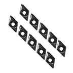 10pcs DCGT070202AK N01 Carbide Lathe Insert for Aluminium Cutting