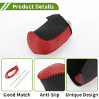 1 Pc Gear Shift Knob Cover for Mazda 3 (2014–2018) Red Carbon Fiber