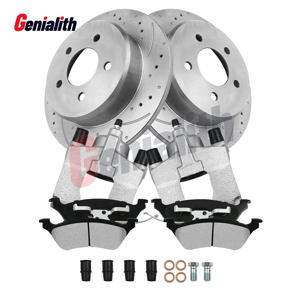 Rear Brake Calipers with Ceramic Pads & Rotors for Town & Country (2001–2007)