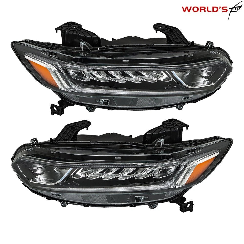 Set of 2 LED DRL Halogen Headlights for Honda Accord (2018–2020)