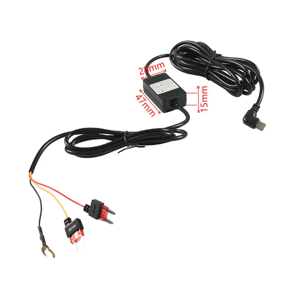 Universal Type C Hardwire Kit 12/24V to 5V for Car DVR