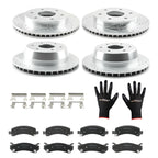 Brake Disc Rotors + Pads Kit for Cadillac Escalade/Chevy Tahoe (2002–2006)