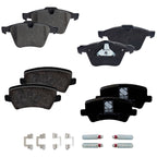 Set of 4 Brake Pads for Volvo S60 V60 S80 XC70 V70 (2008–2010)