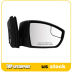 Passenger Side Mirror for Ford Focus (2012–2014) Black