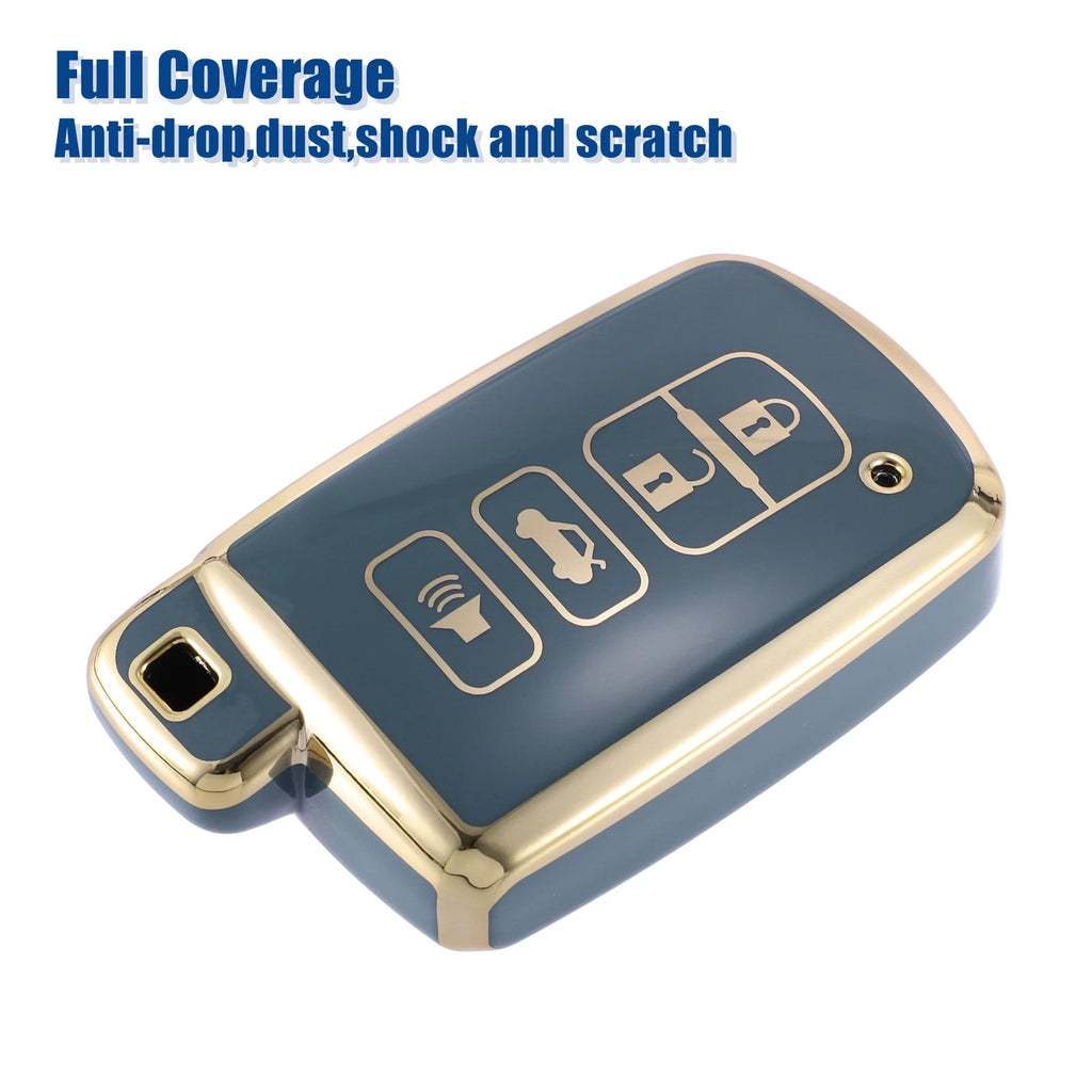 TPU Key Fob Cover for Toyota Avalon, Camry (2013–2020) - Blue