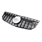 GTR Style Front Bumper Grille for Benz GLK Class X204 (2013-2015) Black