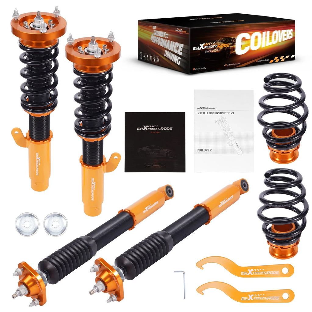 Coilovers 24 Way Damping Suspension Lowering Kit for BMW E46 3-Series (1998–2006)