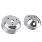 2&3 Groove Pulley for Chevrolet SB 265–400 (1960–1969) Aluminum Long Pump Kit