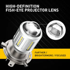 H4 9003 LED Headlight Bulb for Motorcycle (All-in-One)