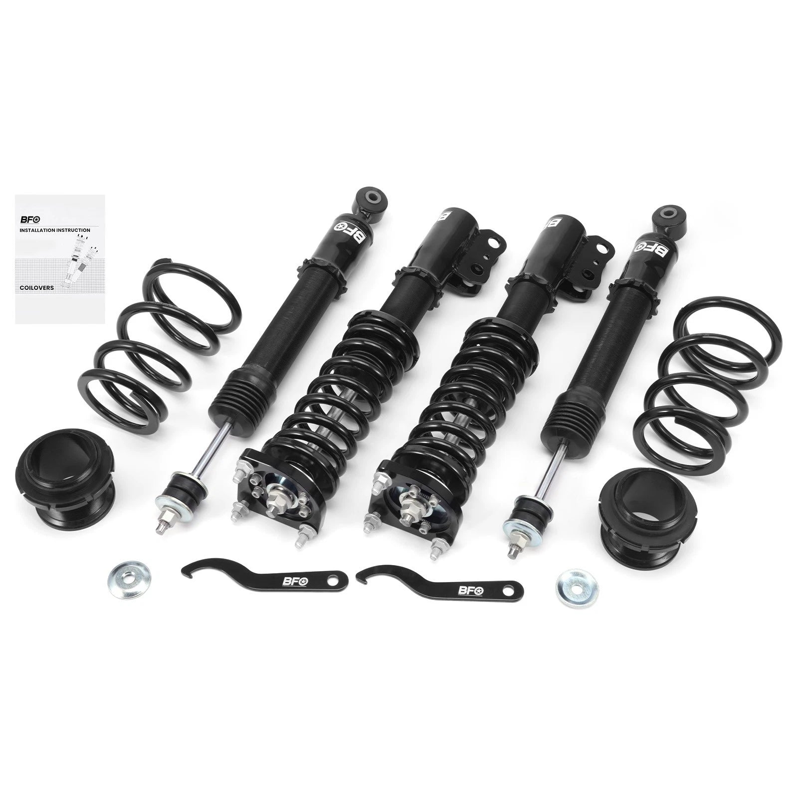 Coilovers Suspension Shocks Kit for Ford Mustang (1994–2004) Height Adjustable