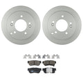 Bosch QuietCast Rear Rotors & TRW Pro Ceramic Brake Pads for Sonata Tucson (2011–2023)