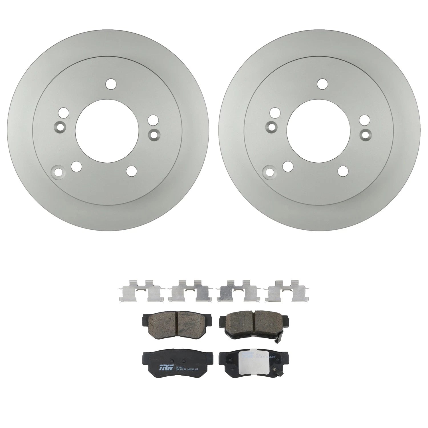Bosch QuietCast Rear Rotors & TRW Pro Ceramic Brake Pads for Sonata Tucson (2011–2023)