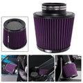 3" 76mm Purple High Flow Inlet Cold Air Intake Filter for